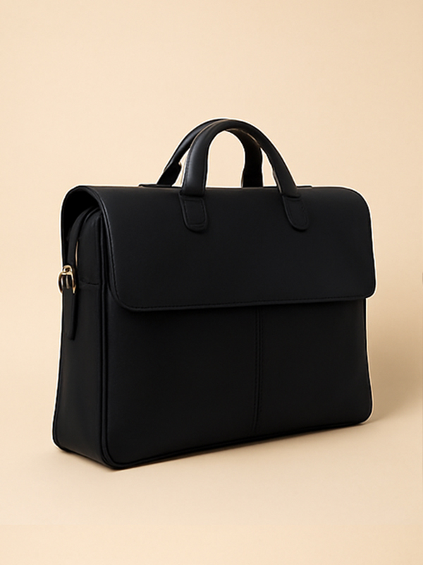 Suede Briefcase noir-luxe-suede-briefcase